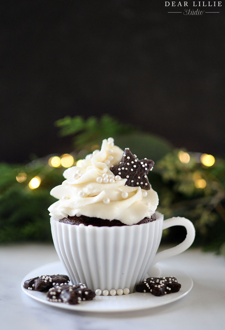 Christmas Teacup Cupcakes