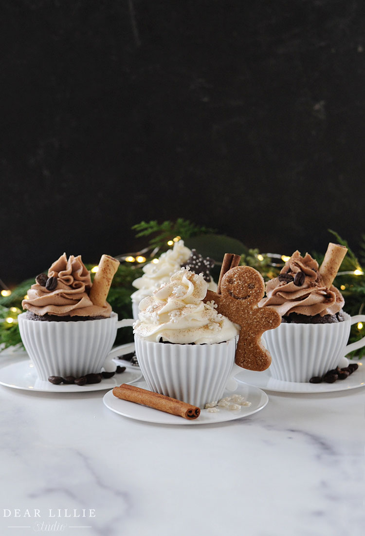 Christmas Teacup Cupcakes