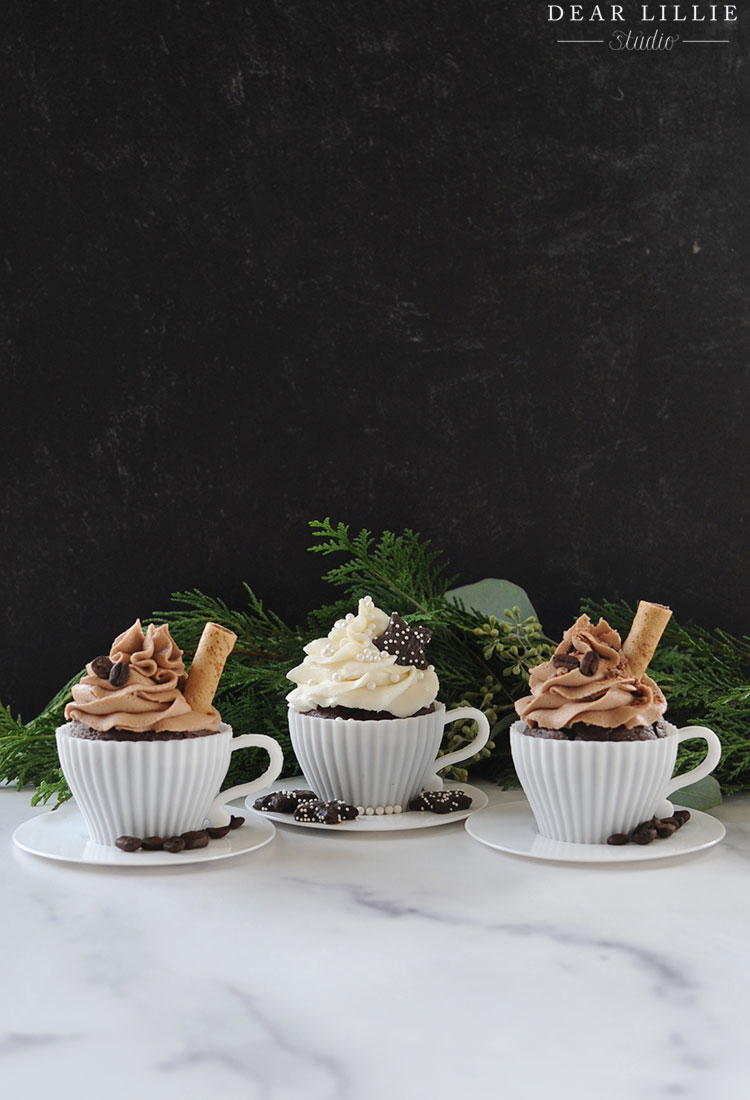 Christmas Teacup Cupcakes
