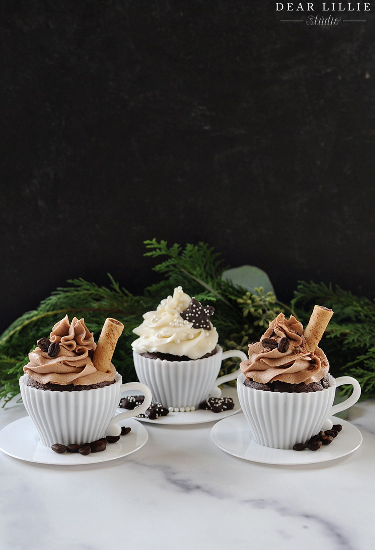 Christmas Teacup Cupcakes